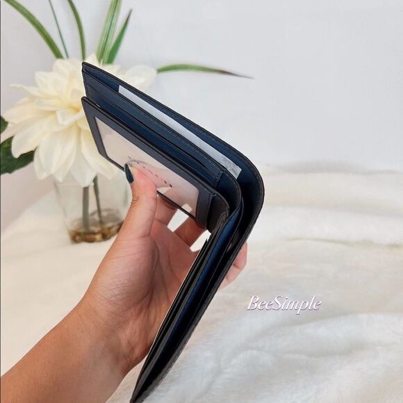 NWT Coach 3 In 1‎ Wallet In Colorblock Signature Canvas With Coach Patch - Picture 6 of 7